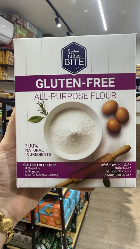 طحين دقيق لايت بايت (Lite Bite) خالي من الجلوتين وزنه 500 غرام