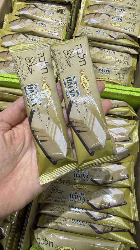 2 حبة حلاوة بطعم الفانيلا خالي من السكر وزنها 50 غرام