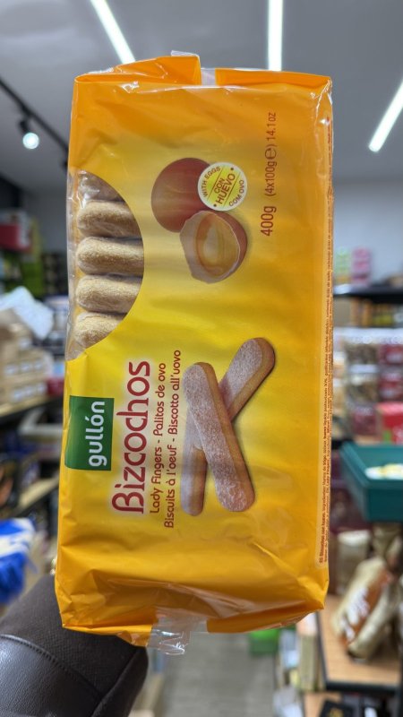 بسكويت جولون ليدي فينجرز (Lady Fingers) الاسبانية وزنه 400 غرام