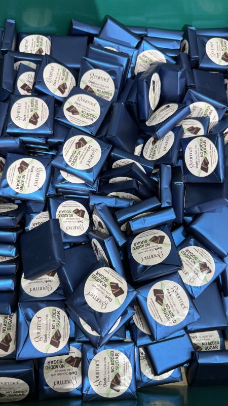 شوكولاته بلجيكية داكنة دارك مع الجاندويا اكسترا بدون سكر