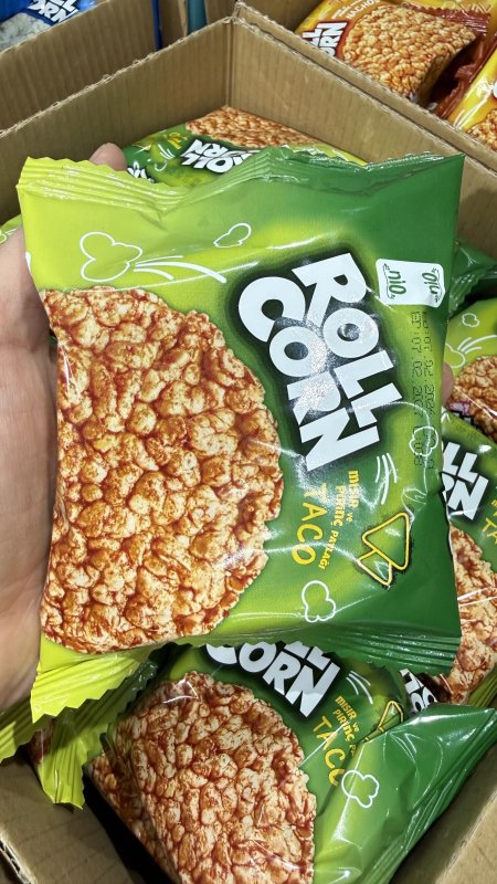 رايس كيك رقائق الذرة والارز بنكهة التاكو وزنها 30 غرام