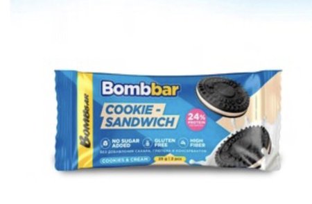 اوريو كوكيز بومبار بالكاكاو وكريمة عالي البروتين وخالي من السكر والجلوتين وزنها 25غم