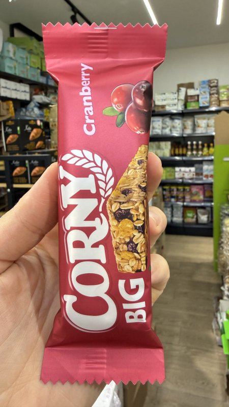 كورني الشوفان مع الكرانبيري التوت البري وزنه 40 غرام