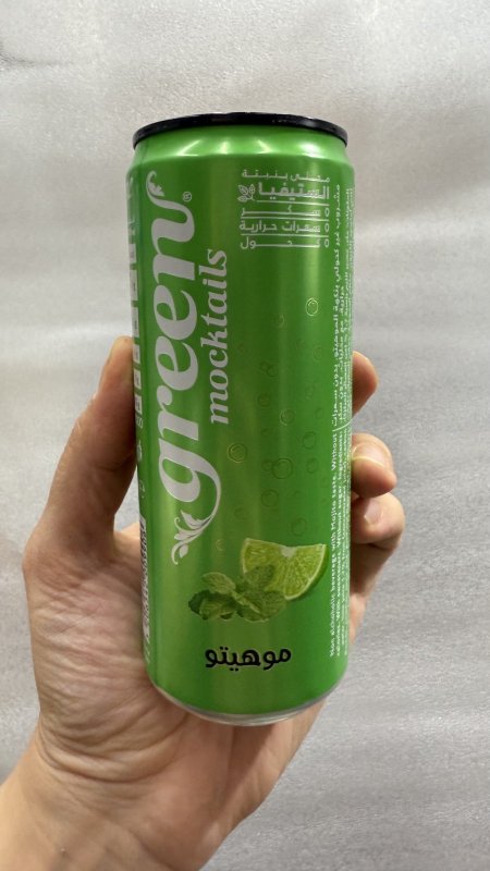 كولا جرين green دايت زيرو بطعم الموهيتو سعة 330 مل