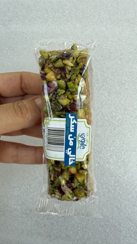 لوح سمسمية مع الفستق الحلبي دايت وزنه 50 غرام