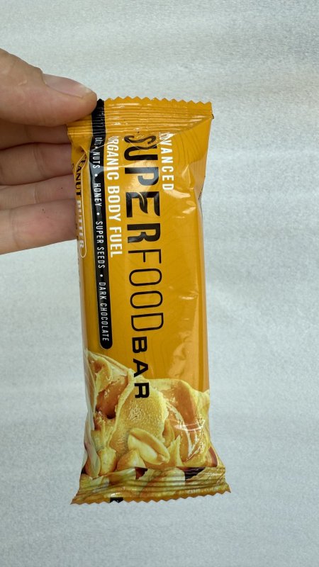 سوبر فود بار super food bar بالفول السوداني وزنه 60 غرام