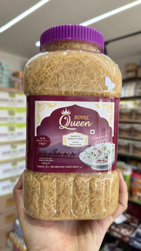 أرز بسمتي أسمر هندي organic خاص للدايت ومرضى السكري وزنه 2 كيلو