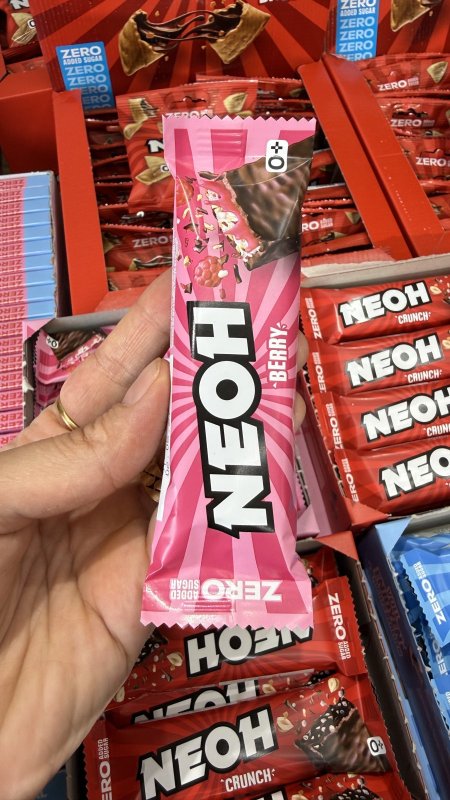 شوكولاته نيوه بار بالتوت + NEOH Berry Bar Zero وزنه 30 غرام