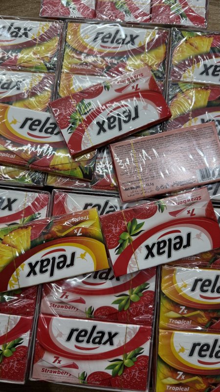 علكة خالية من السكر فيها 7 اصابع