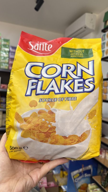 كورنفلكس صحي عالي الالياف وزنه 500 غرام