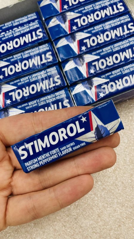 علكة طبية ‏ Stimorol foil بطعم النعنع القوية 🌿