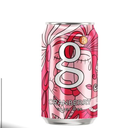 مشروب غازي g بطعم التوت البري دايت بدون سكر سعته 300مل