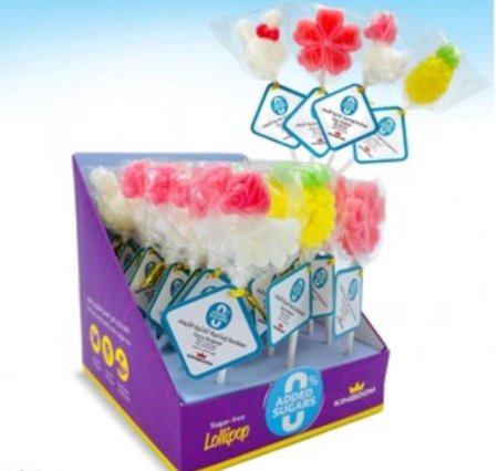 مصاص كينج دوم ثلاثي الابعاد خالي من السكر  بصناعة يدوية وزنه 10غم