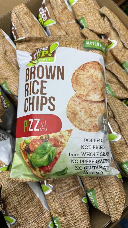 شيبس رايز كيك بالبيتزا مخبوز وزنه 60 غرام