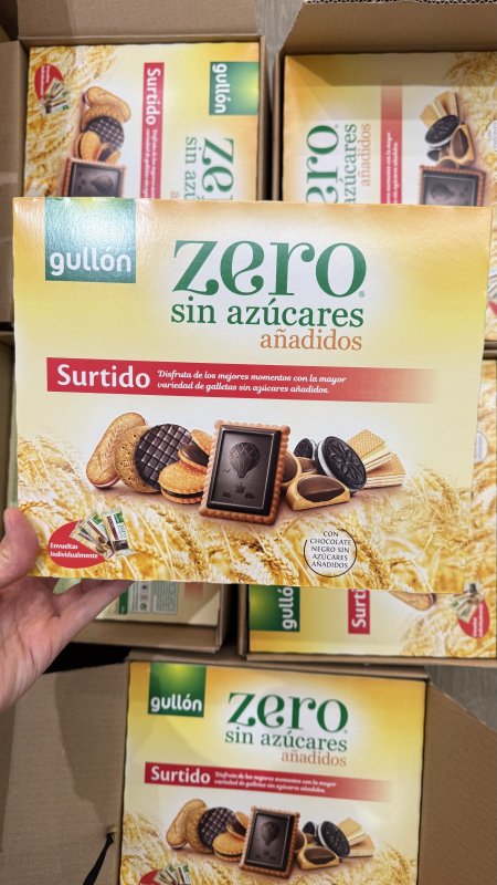 بوكس هدايا بسكويت جولون مكس مشكل خالي من السكر وزنه 319 غرام